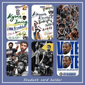 NBA欧文球星学生滑盖卡套饭卡公交卡身份证件保护套门禁校园卡