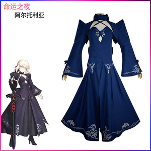 命运之夜黑saber礼服 剑士服阿尔托利亚 saber cos服女全套现货