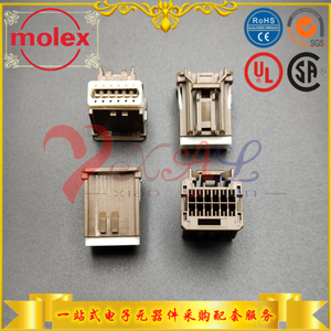 347290122 34729-0122MOLEX/莫仕12Pin Stac64电源信号插座连接器