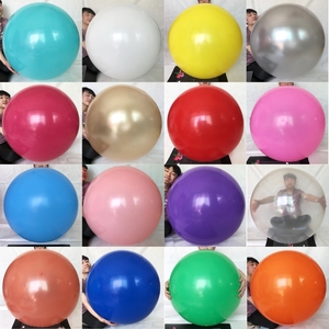 36寸大号玩具气球加厚正圆乳胶儿童拍拍泡泡地推街卖网红亲子陪伴