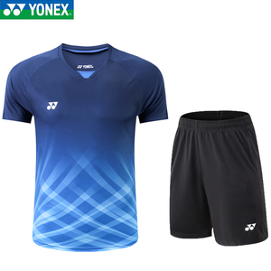 新款YY羽毛球服女装套装大赛服男款儿童短袖速干运动服训练服队服
