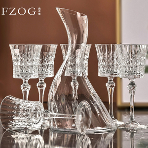 FZOG醒酒器欧式个性创意天鹅S型水晶玻璃酒壶红酒杯葡萄酒杯套装