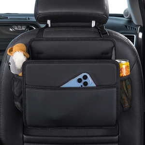 汽车后排座椅背置物架婴儿玩具收纳车内必备用品放手机挂袋水杯架
