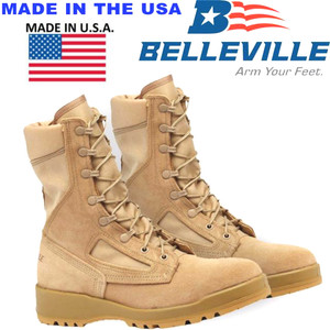 美国产军版百利Belleville 340DES沙漠作战靴8寸战术靴权志龙同款