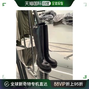 香港直邮RICK OWENSRick Owens 女款黑色瘦腿长筒靴 RP02B6856 LE