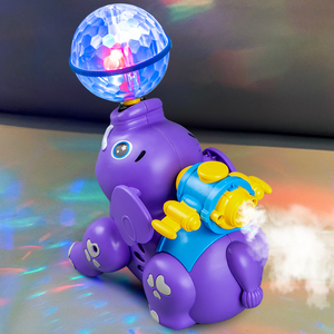 电动会唱歌跳舞顶球旋转喷雾大象玩具婴儿宝宝儿童男孩女孩0-1岁