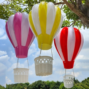 热气球装饰吊饰挂件发光球户外幼儿园商场4店铺春季橱窗场景布置