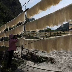 浙江特产大荆上山米面炒面米线温州粉干炒米粉干米细粉6斤礼盒装