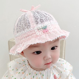 婴儿帽子夏季薄款可爱超萌公主太阳帽女宝宝遮阳帽幼儿防晒渔夫帽