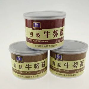 198克马口铁牛蒡酱组合（三罐）徐州晶贝食品豆豉、香菇两种口味