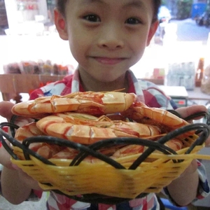 汕尾海虾干深海九节虾大白虾斑节对虾送礼即食干货海鲜1斤礼盒装