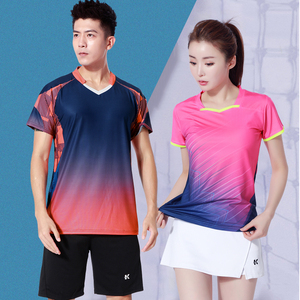 安踏2024年新款羽毛球服套装速干女短袖夏季排球网球乒乓球衣男款
