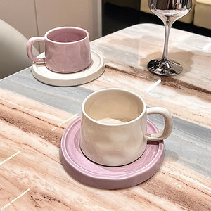 维光咖啡杯碟套装家用杯子陶瓷高颜值情侣杯家居好物牛奶杯下午茶