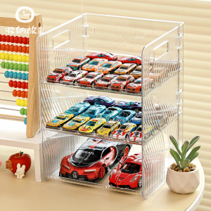 小汽车收纳展示架1:24合金模型多美卡亚克力收纳盒儿童玩具透明柜