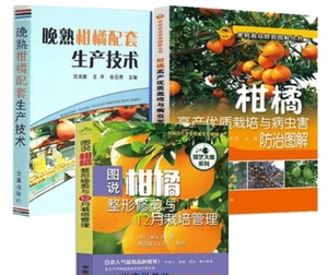 红美人柑橘爱媛柑桔栽培管理沃柑种植技术光盘大全6光盘6书籍包邮