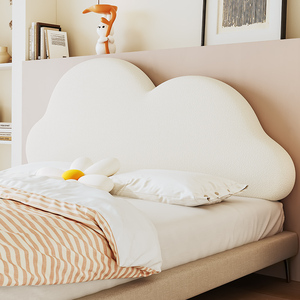 【悉屋】奶油风床头靠垫靠背垫简约现代卧室床头软包定制可拆洗