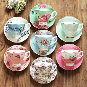 骨瓷咖啡杯欧式小奢华杯碟套装英式花茶下午茶精致茶杯茶具陶瓷杯
