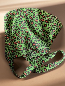 绿色豹纹灯芯绒包包韩版ins时髦洋气复古布包小众单肩文艺布袋子
