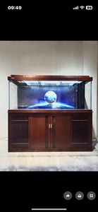 龙鱼大型鱼缸超白玻璃水族箱专业级底过滤生态免换水家用客厅鱼缸
