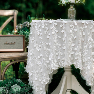美式欧式田园法式复古桌布蕾丝公主风北欧长方形圆形桌垫盖巾