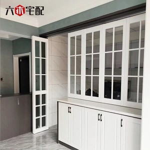 室内窗木制烤漆白色复合折叠窗推拉窗平开木质窗扇定制免漆木窗