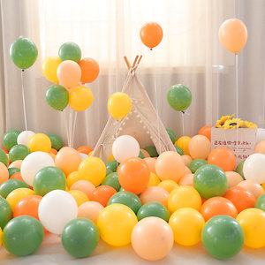 学校高中毕业气球装饰品结婚儿童生日节庆派对马卡龙气球场景防爆
