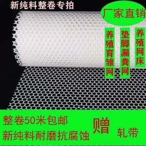 育雏塑料平网养殖围网鸡鸭鹅苗床脚垫漏粪胶网格养蜂蚕水产防护网