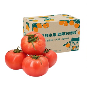 桃太郎粉番茄新鲜自然熟沙瓤生吃蔬菜水果西红柿尝鲜装