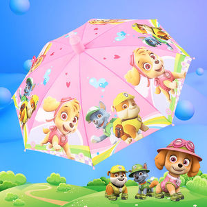 防水套汪汪队儿童雨伞女小童幼儿园小学生可爱卡通自动超轻晴雨伞