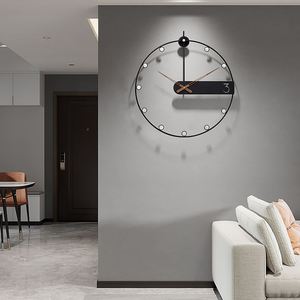 轻奢挂钟静音简约石英钟大钟表客厅创意北欧式现代时尚家用时钟