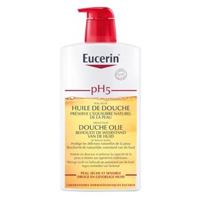 保税！干皮推荐！Eucerin优色林PH5均衡温和沐浴油 滋润清洁 1L
