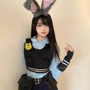 有心论 兔子警官疯狂动物城judy朱迪cosplay漫展动漫二次元服装女