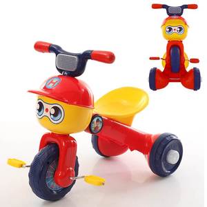 儿童三轮车脚踏车折叠车1-3-5岁宝宝玩具车单车小孩自行车塑料