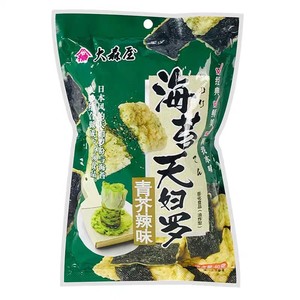 临期特价 大森屋 海苔天妇罗40g青芥辣味办公宿舍休闲零食小吃