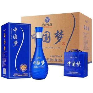 中国梦a6白酒6瓶整箱特价52度500ml浓香型纯粮食酒一整箱便宜酒