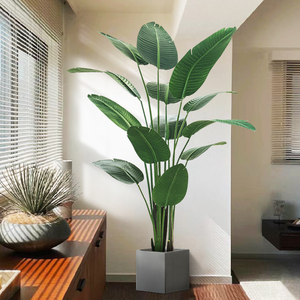 仿真绿植天堂鸟高端轻奢高级仿生假植物大型室内盆栽装饰客厅摆件