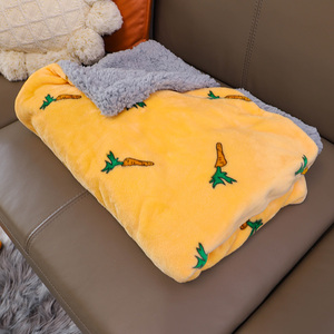 宠物毛毯双层加厚猫咪毯子狗狗垫子睡垫毛巾毯小被子睡觉盖毯冬天