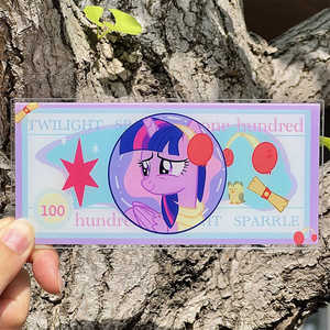 小马彩虹糖系列少女心梨子酱亚克力纪念币立牌100元硬币款美乐蒂
