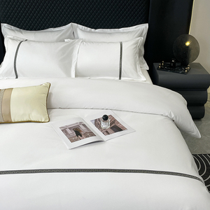 酒店床上用品四件套白色宾馆床单被套七件套民宿被褥枕芯床笠全套