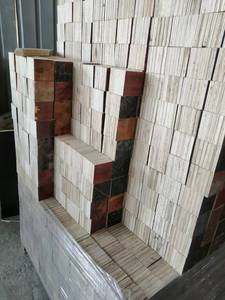 广东出口多层板脚墩夹板垫免烟熏栈板木墩胶合板托盘木方块垫脚木