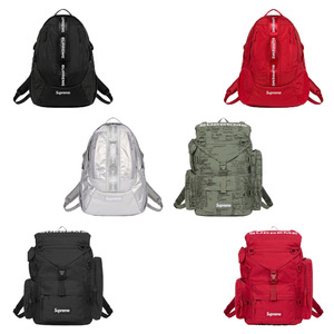 Sup潮牌backpack bag22FW 23SS双肩包防水尼龙背包男女书包旅行包