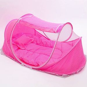 婴儿蚊帐罩免安装可折叠宝宝防蚊床上蒙古包儿童新生小孩防摔有底