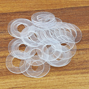 耐高温PVC透明垫圈塑料垫片软胶圆形绝缘平垫圈超薄塑料华司介子