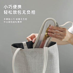 收纳袋透明旅行外出便携防水儿童学生高颜值可爱筷子勺子餐具袋子