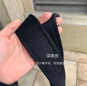 新品色毛仿大衣腰带潮流大学生A双面磨子焦糖色双面呢毛呢羊绒百