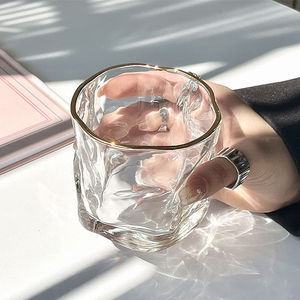 扭扭杯网红折纸杯炫彩威士忌酒杯异形杯子玻璃杯ins高颜值喝水杯