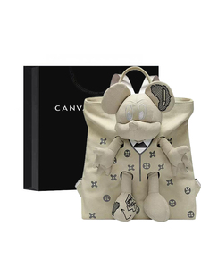 Canvas&Ketch公仔双肩包女2024新款时尚礼物米奇旅行帆布背包书包