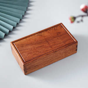 大果紫檀机关盒长方形桌面收纳盒红木收纳盒实木小木盒中式复古匣