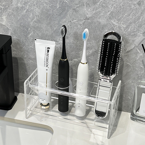 电动牙刷牙膏架子置物架轻奢卫生间洗手台洗漱台底座支架收纳架