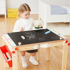 特宝儿二合一桌式儿童画板多功能黑板双面写字板白板男孩女孩儿童